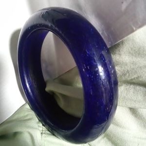 BLUE Lapis Crystal Bangle small 2.1/4